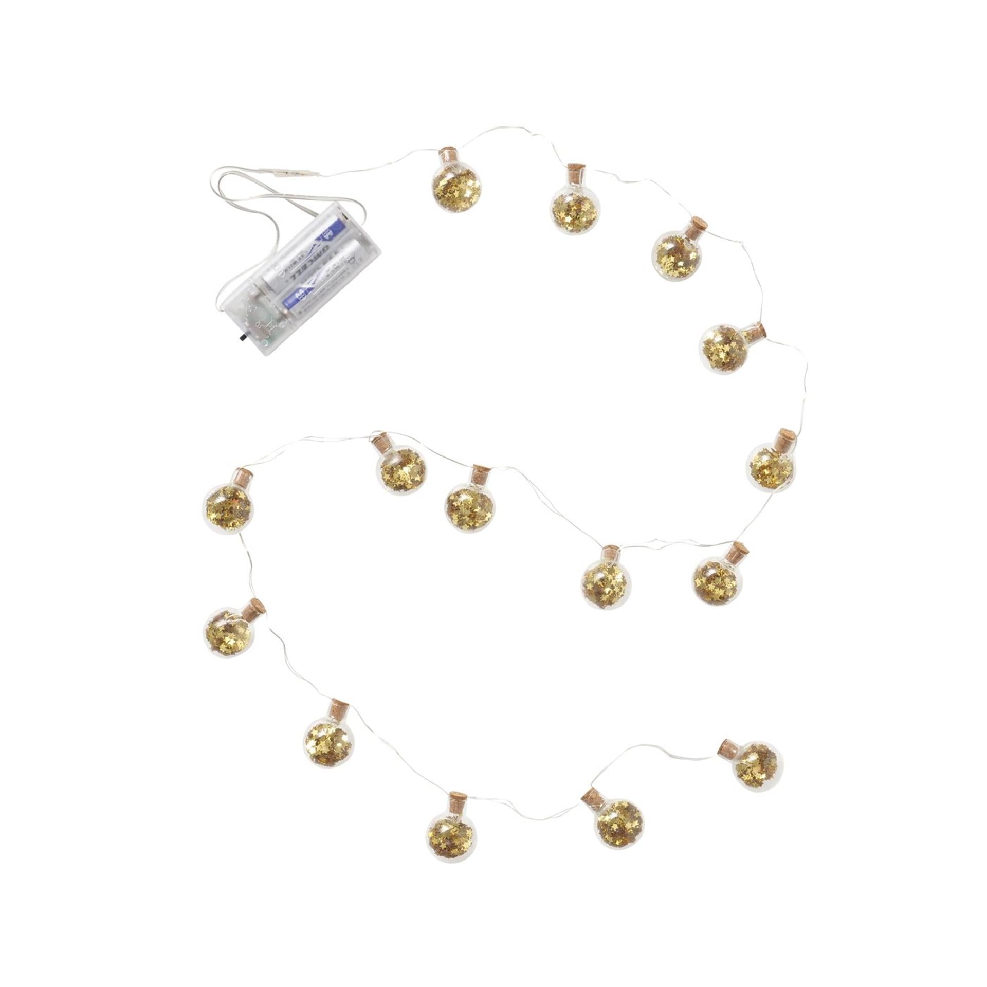 Boltze home guirlande d'ampoules étoiles 160cm
