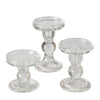 Boltze home bougeoir en verre 3 pièces 13,4 cm
