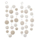 Boltze home guirlande capiz flocon de neige l180cm