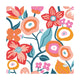 Napkins Bloom vibrant 33x33 cm