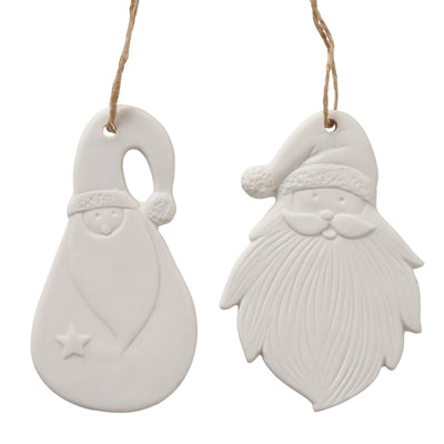 Boltze home pendentif Père Noël melio porcelaine 10x0,5cm