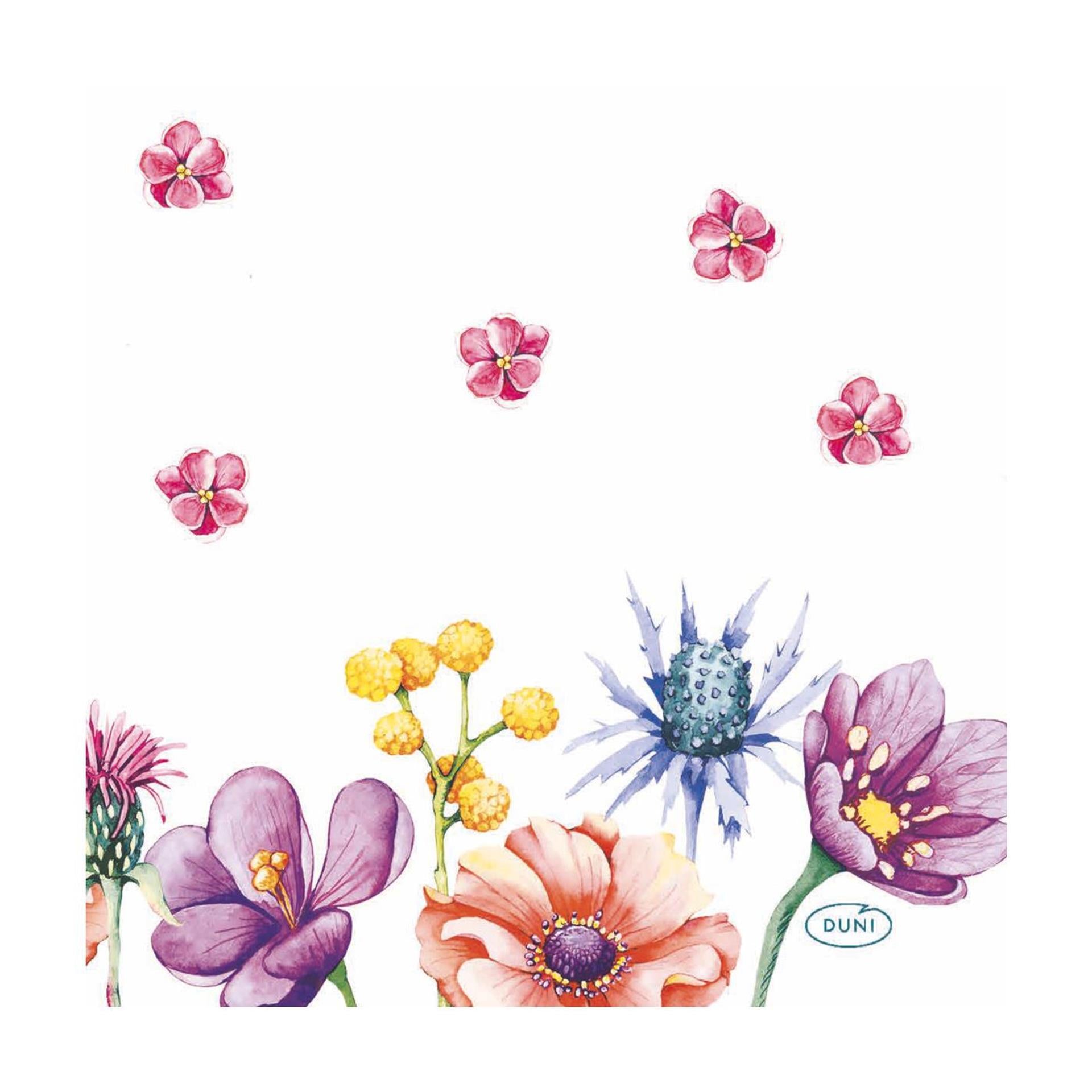 Serviettes de papillons venteux 24 x 24 cm