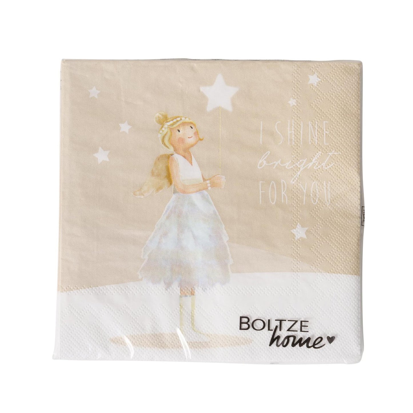 Boltze home serviettes Ange de Noël 20 pcs.