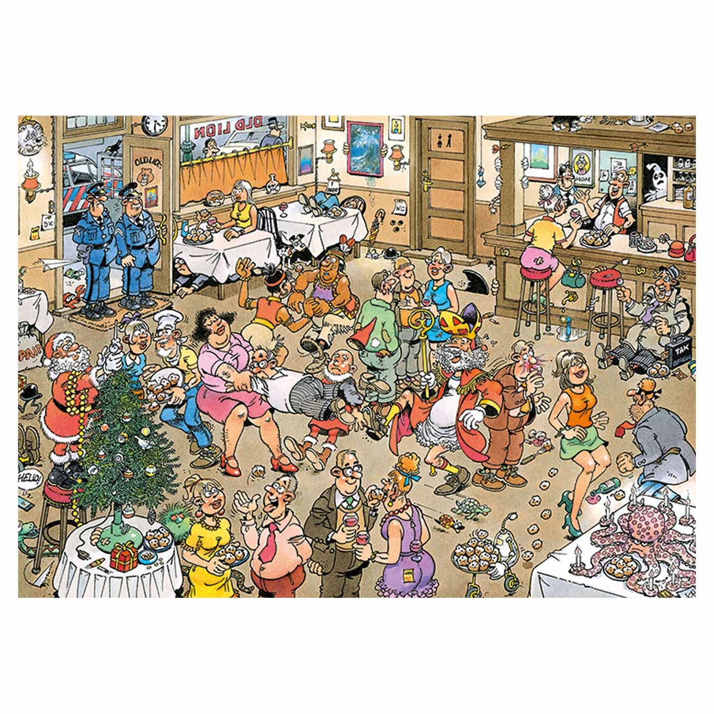 Jumbo Jigsaw Puzzle Boissons de Noël, 500ST.