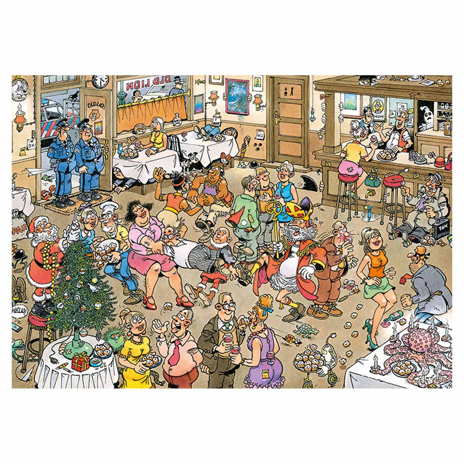 Jumbo Jigsaw Puzzle Boissons de Noël, 500ST.