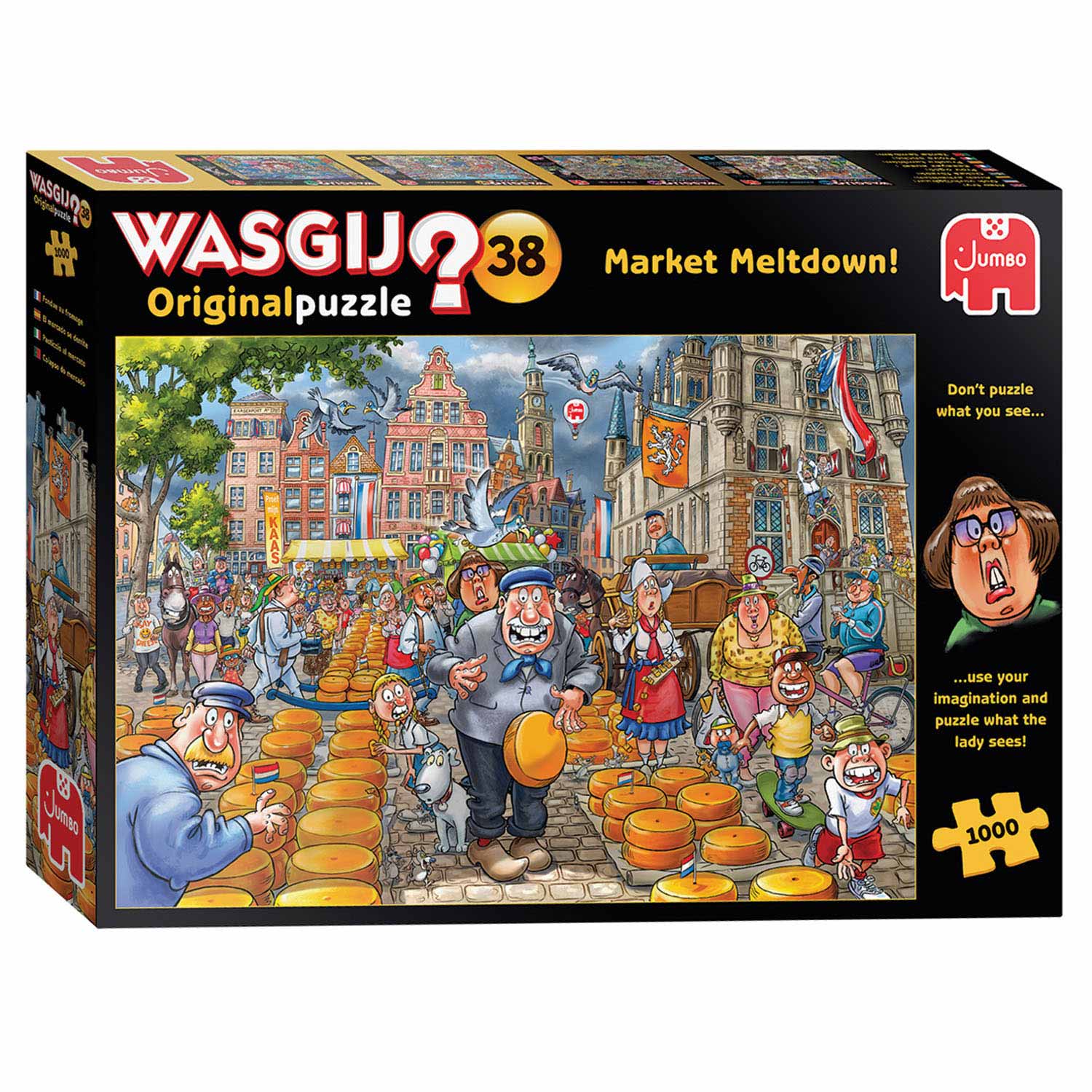 Jumbo - Plug Puzzle Waspai Cheese Alarm 1000 pièces