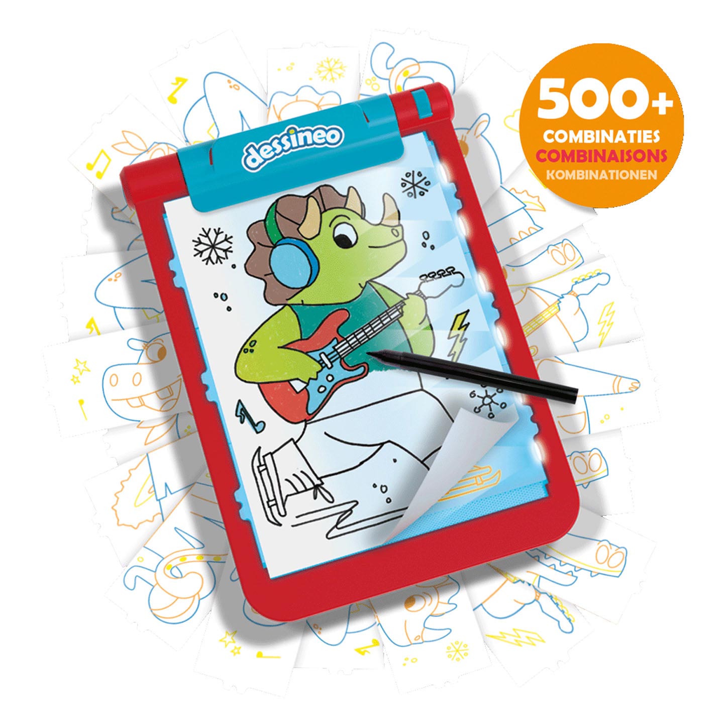 Caractéristiques de Dessineo Jumbo étape par étape