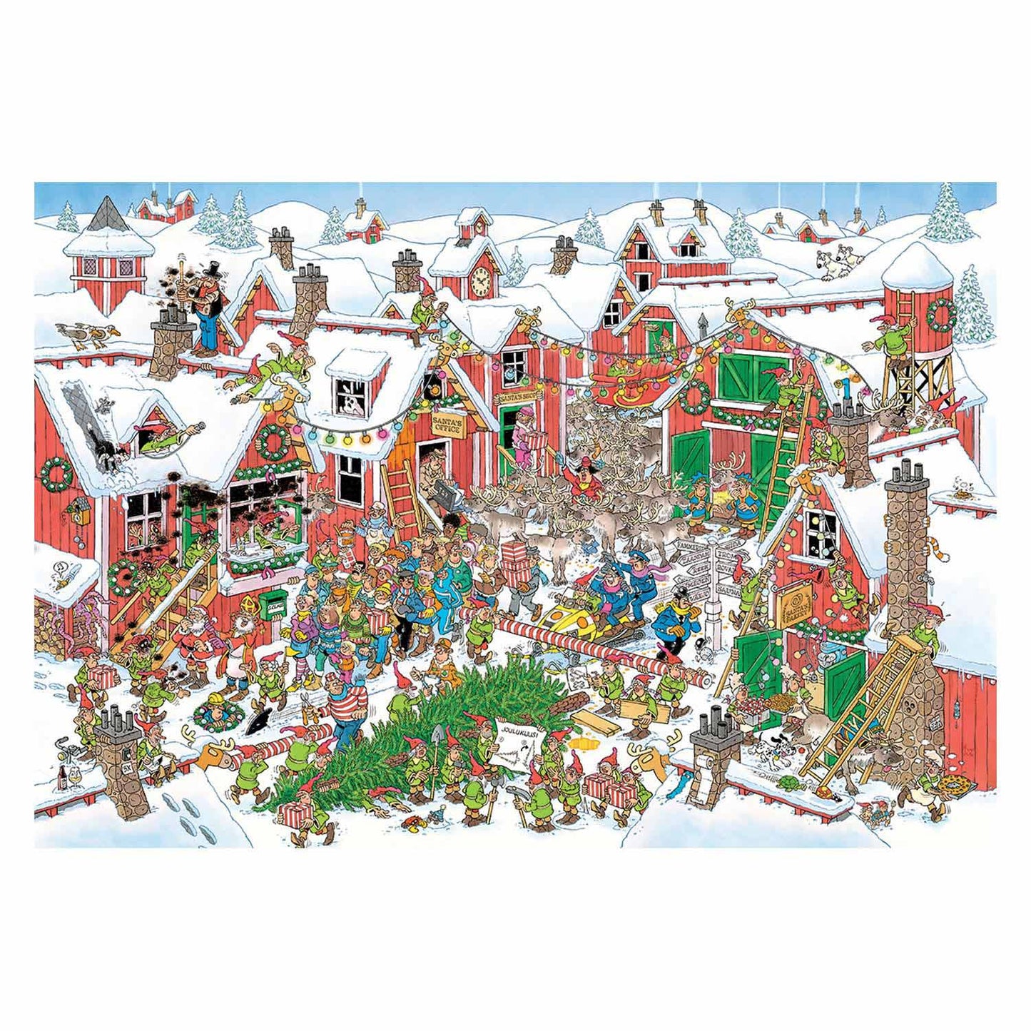Jan van Haasteren Legpuzzle - Santa's Village, 5000st.