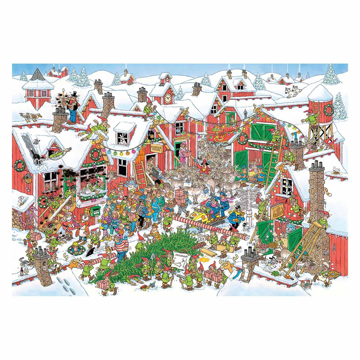 Jan van Haasteren Legpuzzle - Santa's Village, 5000st.
