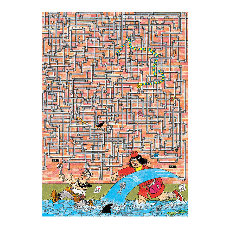 Jan van Haasteren Jigsaw Puzzle Expert 05 Où est la fuite? 500ST.