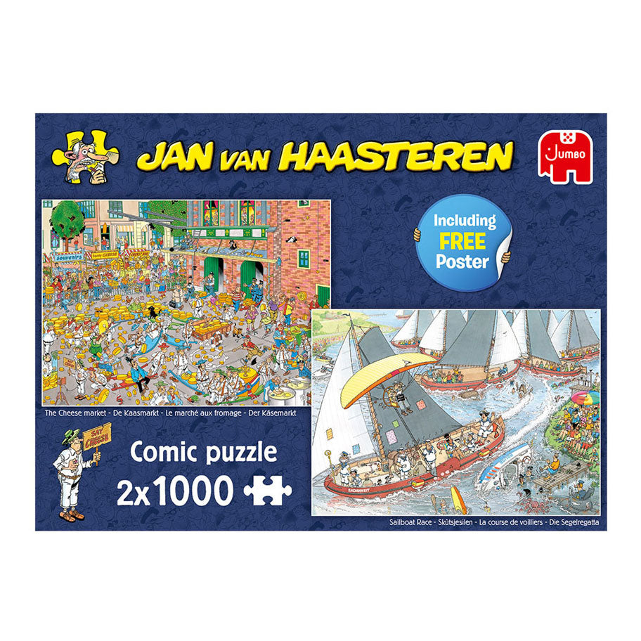 Jan van Haasteren Puzzle Puzzle Traditionnels néerlandais, 2x1000st.