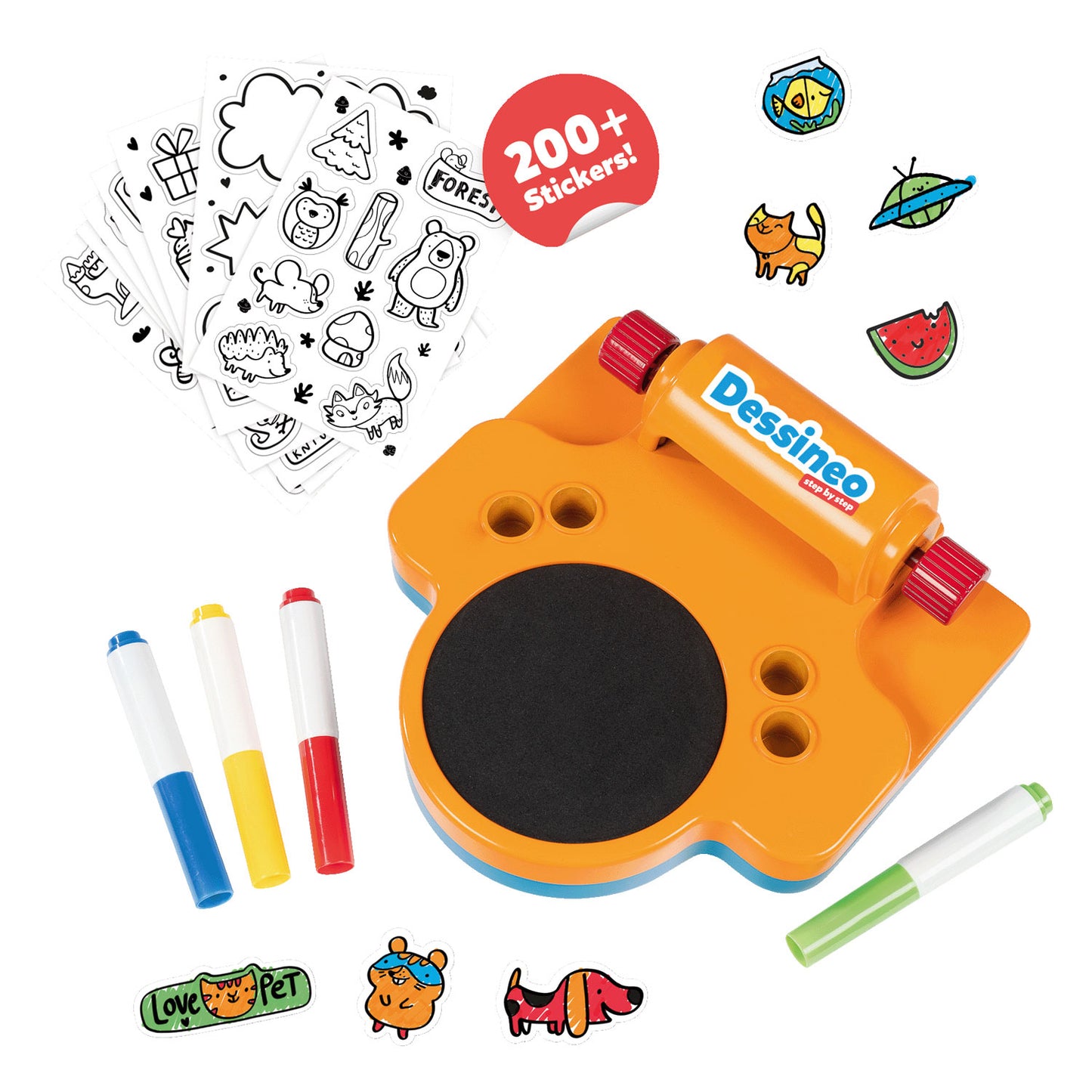 Studio d'autocollants jumbo Dessineo