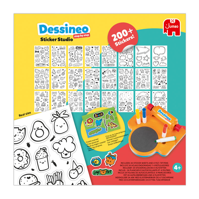 Studio d'autocollants jumbo Dessineo
