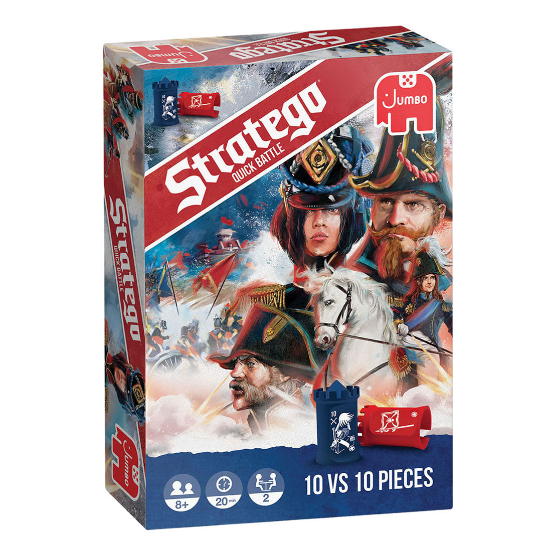 Jumbo Card Game Stratego Quick Battle