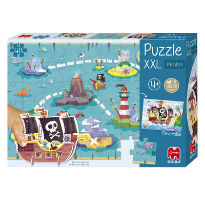 Goula Jigsaw Puzzle XXL Pirates, 48e.