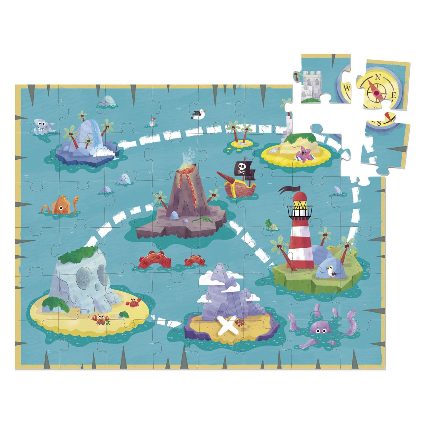 Goula Jigsaw Puzzle XXL Pirates, 48e.