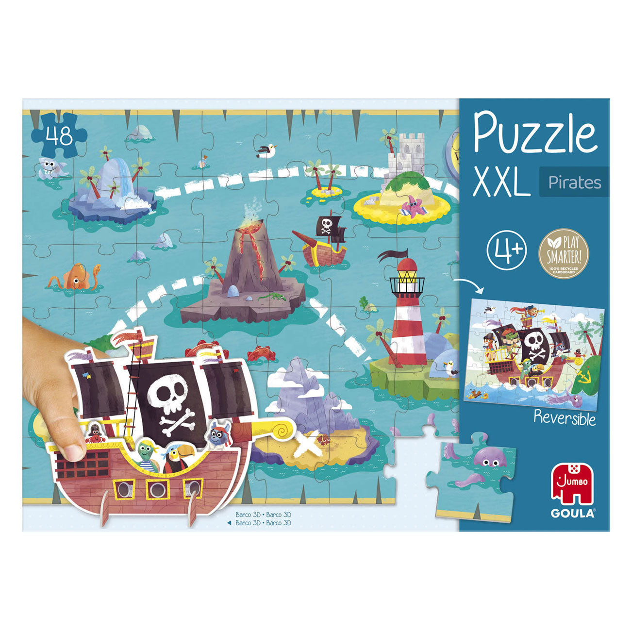 Goula Jigsaw Puzzle XXL Pirates, 48e.