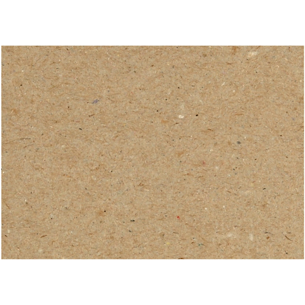 Creativ Company recyclé Karton, A5, Vel 148x210 mm, 225 GR, brun gris, 125 feuille 1 boîte