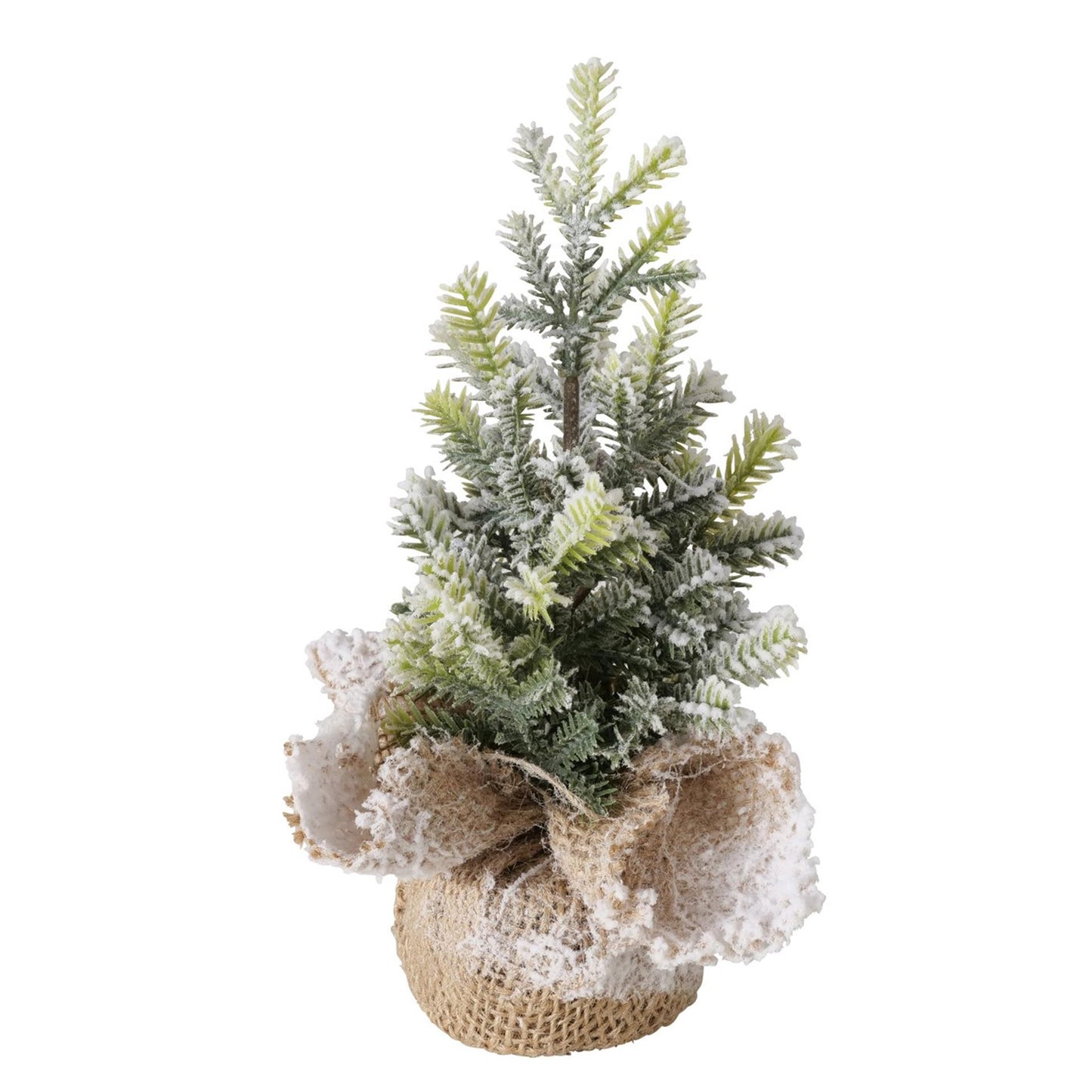 Boltze home Sapin de Noël enneigé h22cm