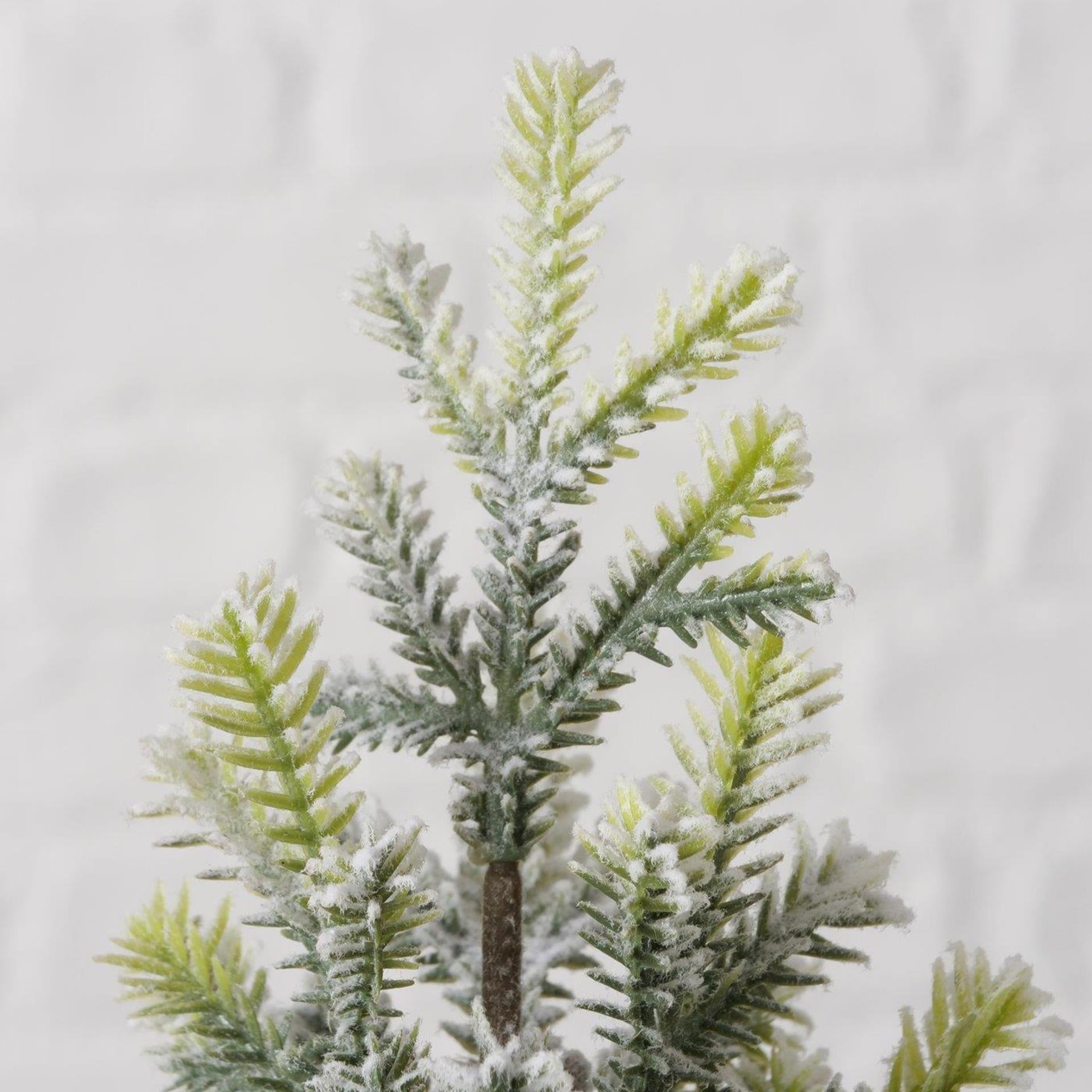Boltze home Sapin de Noël enneigé h22cm