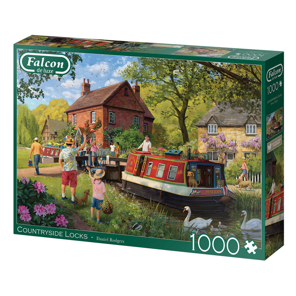 Serrures de campagne Jumbo legpuzzzel, 1000pcs.