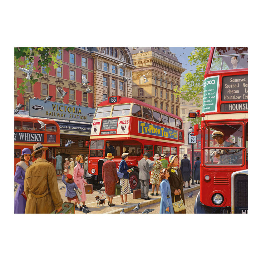 Jumbo legpuzzzel victoria station, 1000pcs.