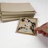 Creativ Company recyclé Karton, A5, Vel 148x210 mm, 225 GR, brun gris, 125 feuille 1 boîte