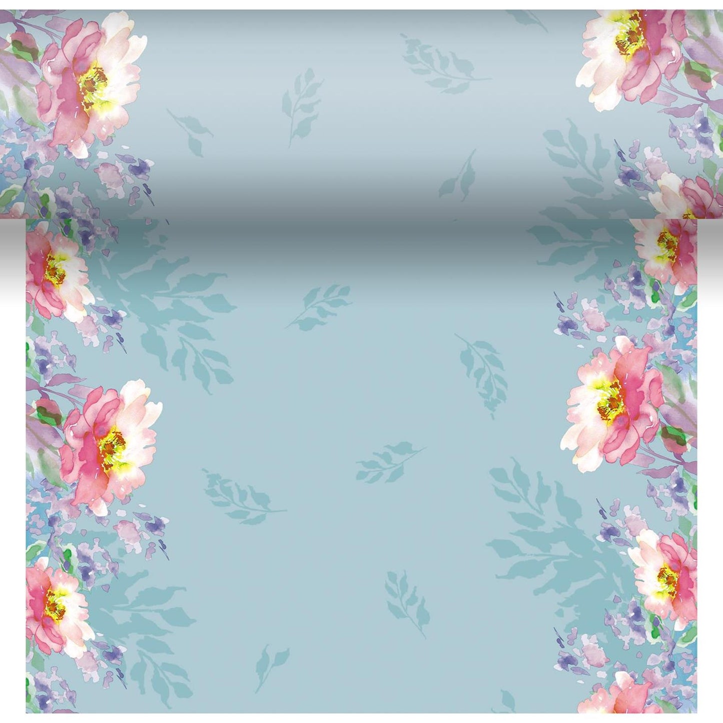 Duni 3-en-1 fleuri fluide 40x480cm
