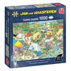 Puzzle Jumbo jvh : camping dans les bois