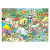 Puzzle Jumbo jvh : camping dans les bois