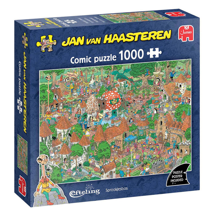 Puzzle Jumbo Jan van Haasteren - Forêt de conte de fées d'Efteling, 1000 pcs.