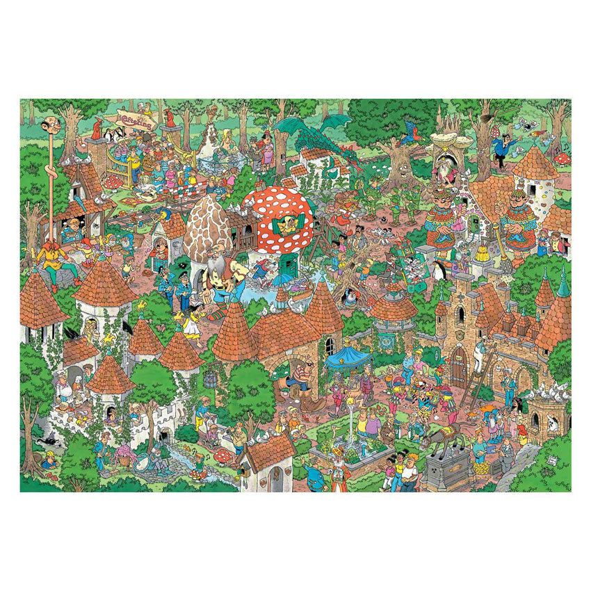 Puzzle Jumbo Jan van Haasteren - Forêt de conte de fées d'Efteling, 1000 pcs.