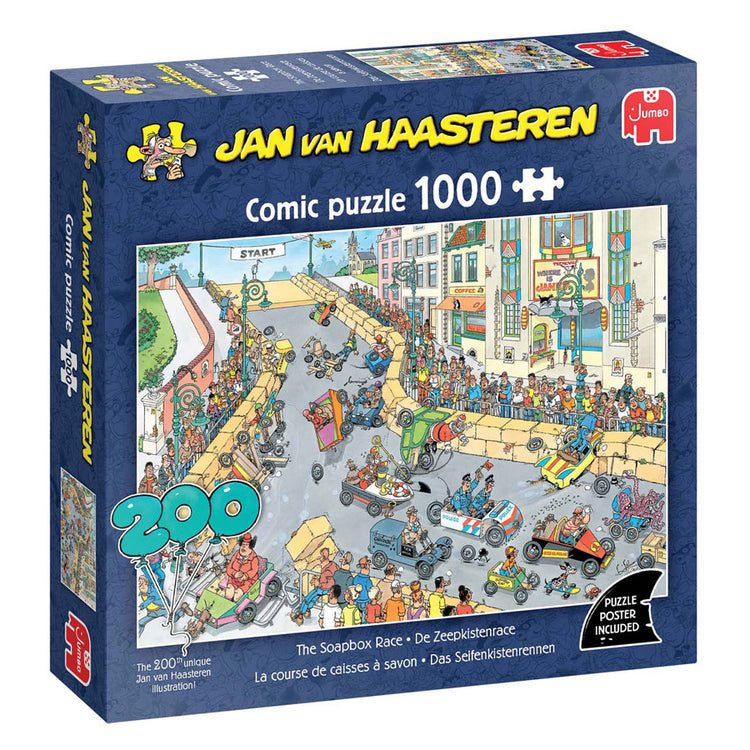Puzzle Jumbo Jan van Haasteren - la course des caisses à savon, 1000 pcs.