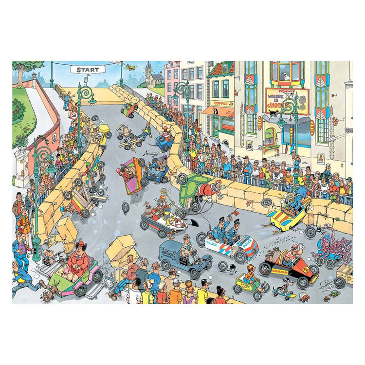 Puzzle Jumbo Jan van Haasteren - la course des caisses à savon, 1000 pcs.