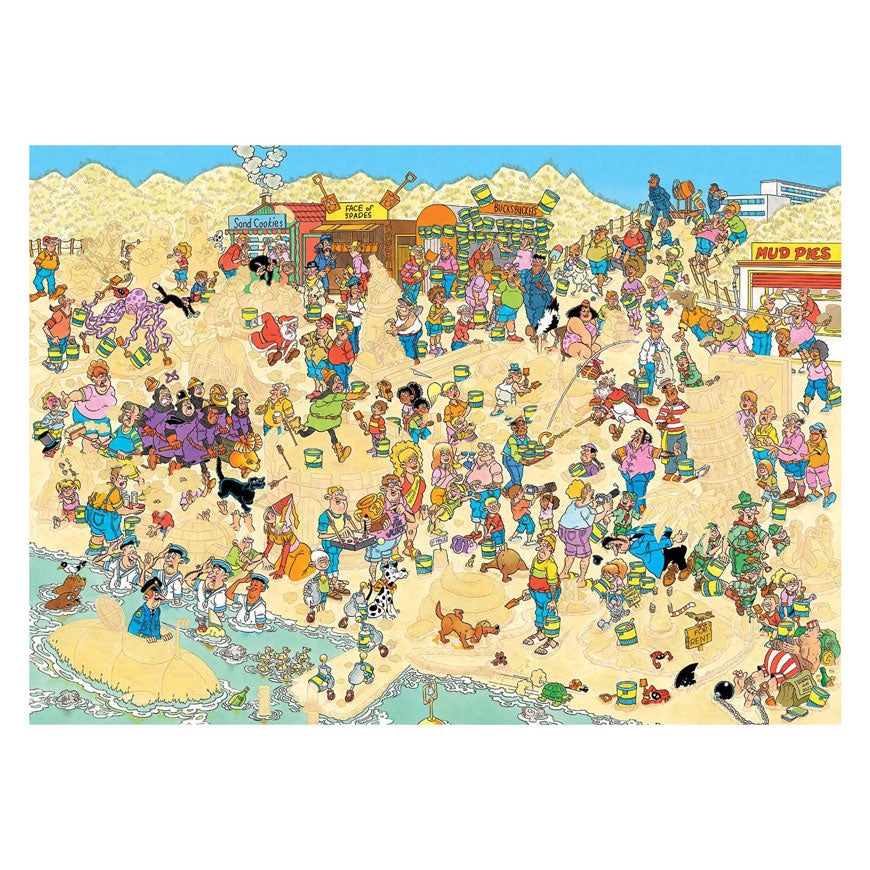Puzzle Jan van Haasteren - sculptures de sable, 1000 pcs.