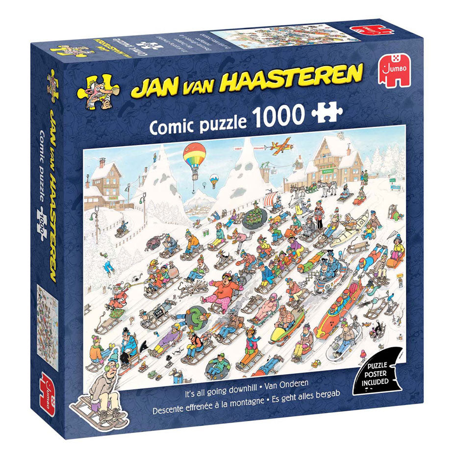 Puzzle Jan van Haasteren - d'en bas !, 1000 pcs.