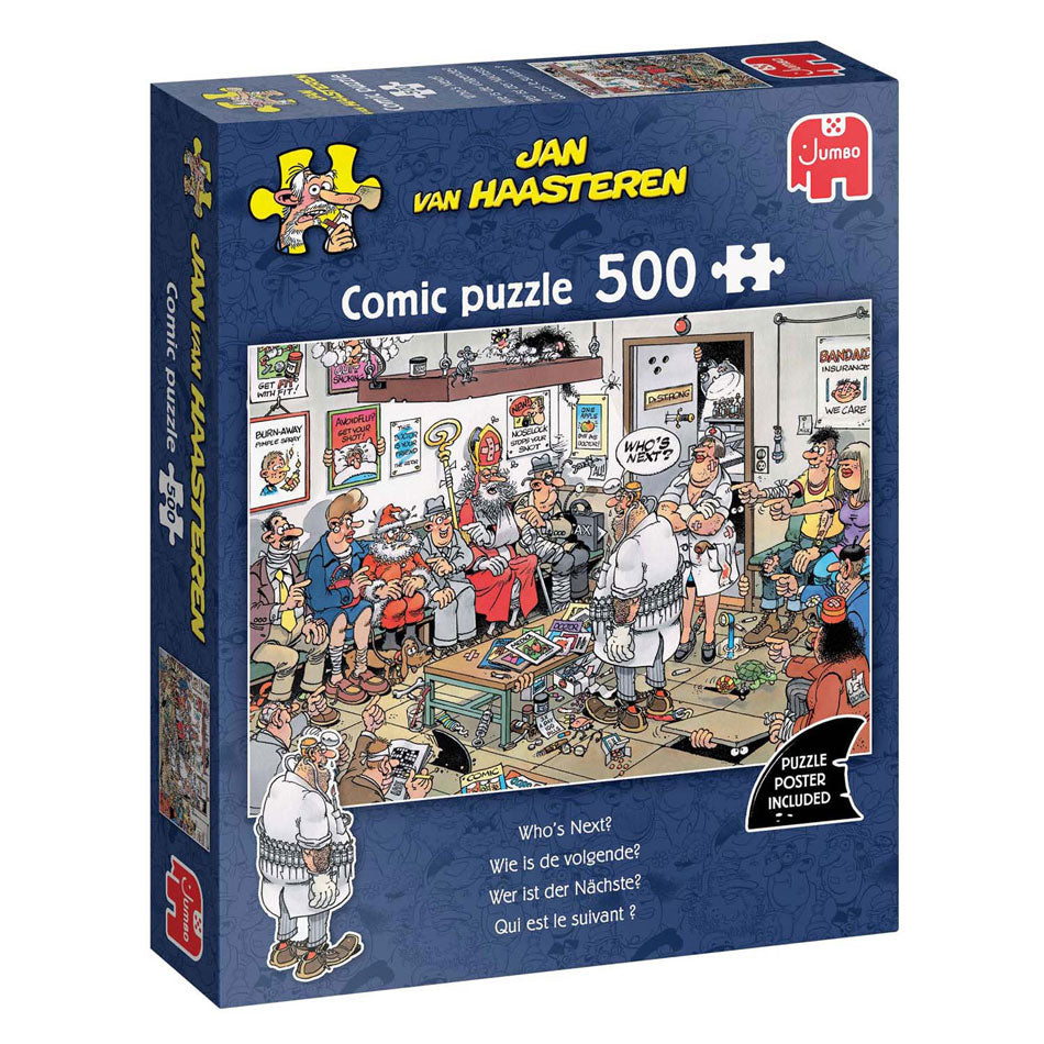 Puzzle Jumbo Jan van Haasteren - qui est le prochain, 500 pcs.