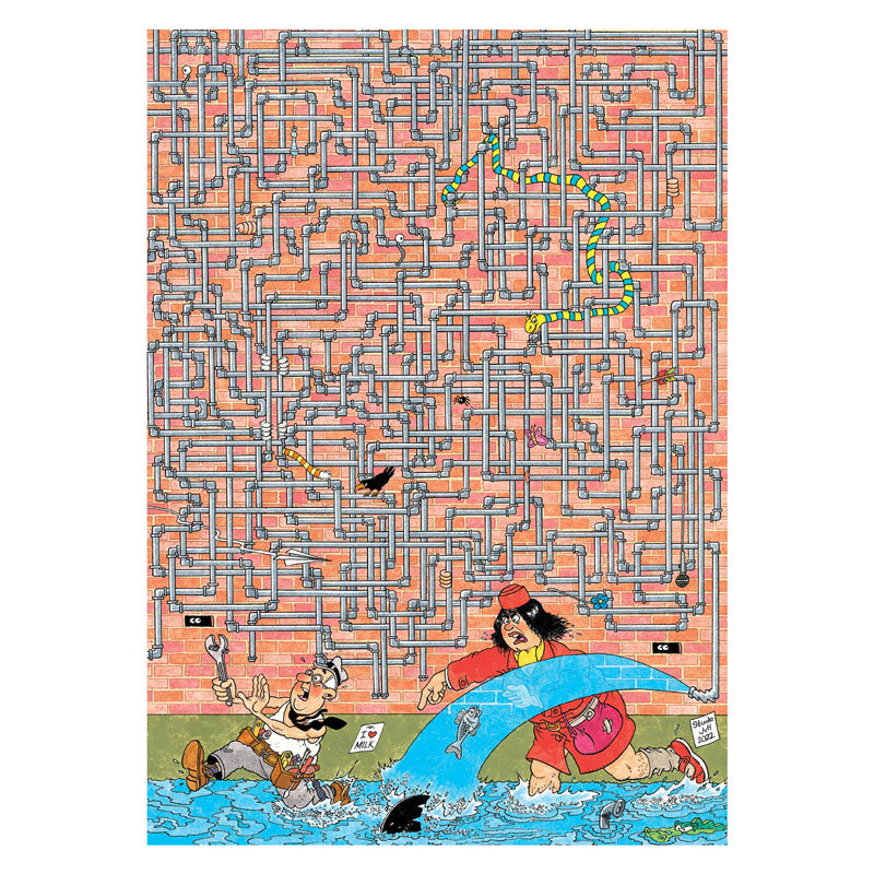 Expert en puzzle Jumbo Jan van Haasteren 5 - où est la fuite ? - 500 pièces.