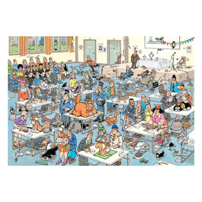 Puzzle Jumbo Jan van Haasteren - L'exposition féline, 2000 pcs.