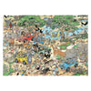 Puzzle Jumbo Jan van Haasteren - Tempête de safari 2 en 1, 2x1000 pcs.