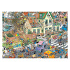 Puzzle Jumbo Jan van Haasteren - Tempête de safari 2 en 1, 2x1000 pcs.