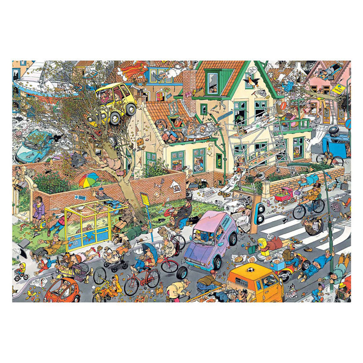 Puzzle Jumbo Jan van Haasteren - Tempête de safari 2 en 1, 2x1000 pcs.