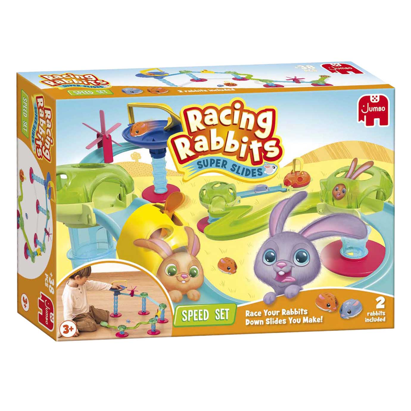 Coffret de démarrage lapins de course géants - 2 lapins