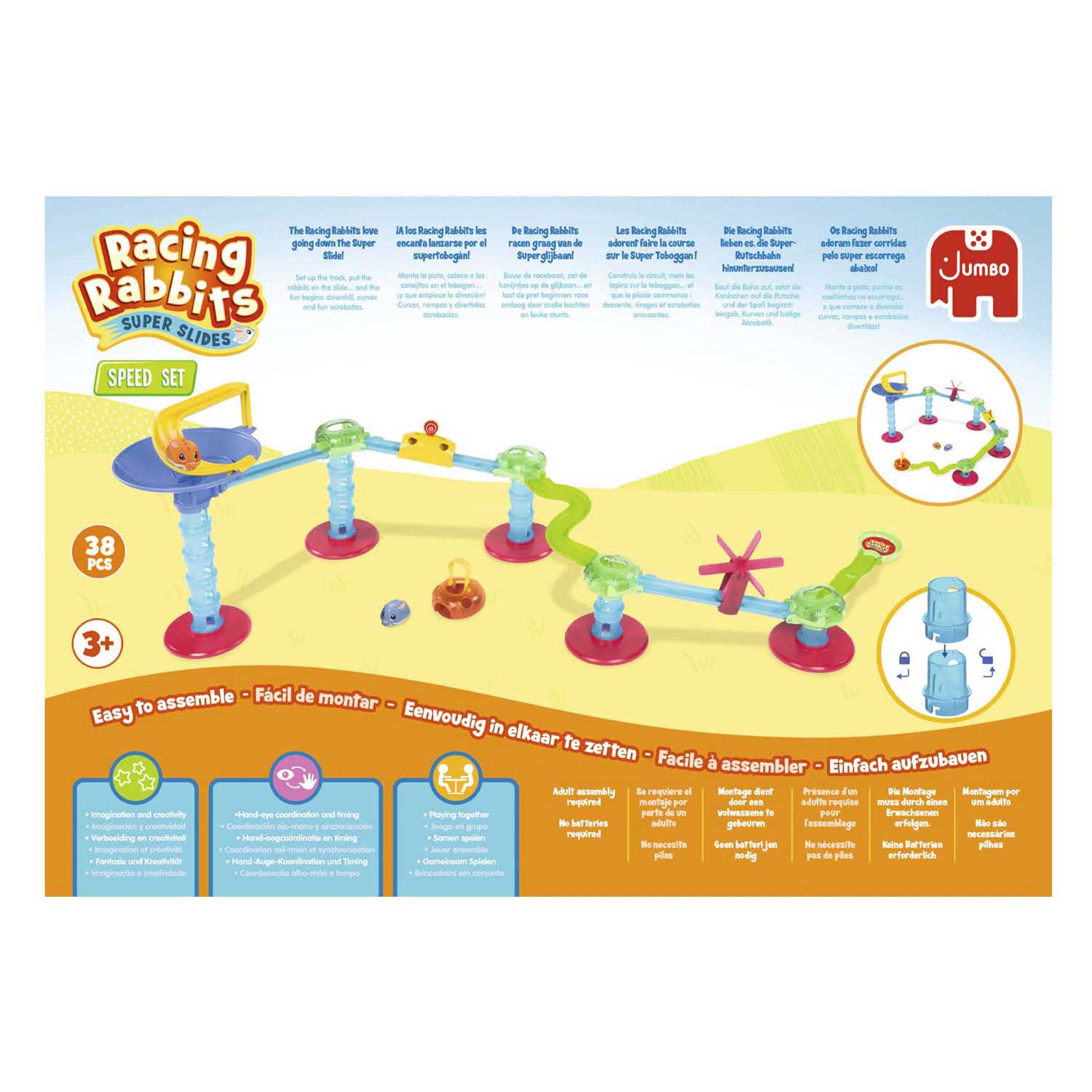 Coffret de démarrage lapins de course géants - 2 lapins