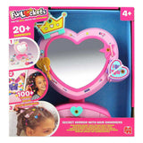 Miroir secret Jumbo funlockets avec paillettes pour cheveux | 2 pièces - afbeelding 2