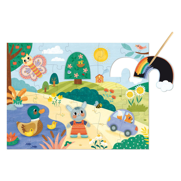 Puzzle Goula Jumbo XXL Puzzle à gratter magique - 27 pcs.
