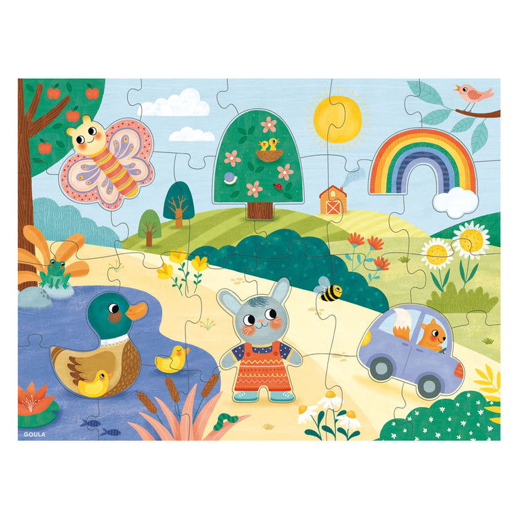 Puzzle Goula Jumbo XXL Puzzle à gratter magique - 27 pcs.
