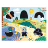 Puzzle Goula Jumbo XXL Puzzle à gratter magique - 27 pcs.
