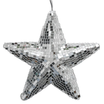 Boltze home Pendentif de Noël étoile disco 20x20cm