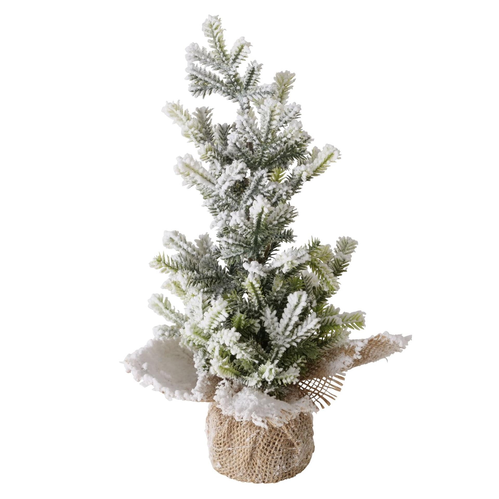 Boltze home Sapin de Noël enneigé h31cm